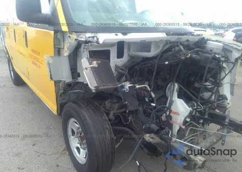 2016 Chevrolet Express 2500 Work Van z USA, uszkodzony, nr VIN 1GCWGAFF1G1313456